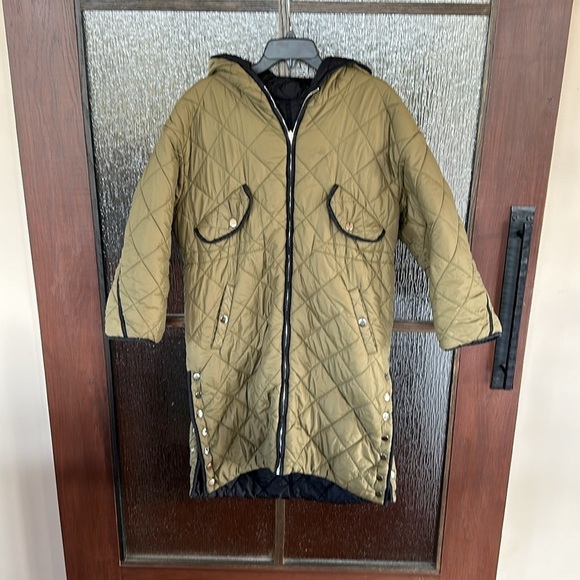 Maje Reversible Quilted Jacket size Large - Picture 5 of 16